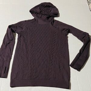 Lululemon Rest Less Hoodie in Black Cherry